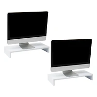 Mind Reader Woodland Collection Monitor Stands
