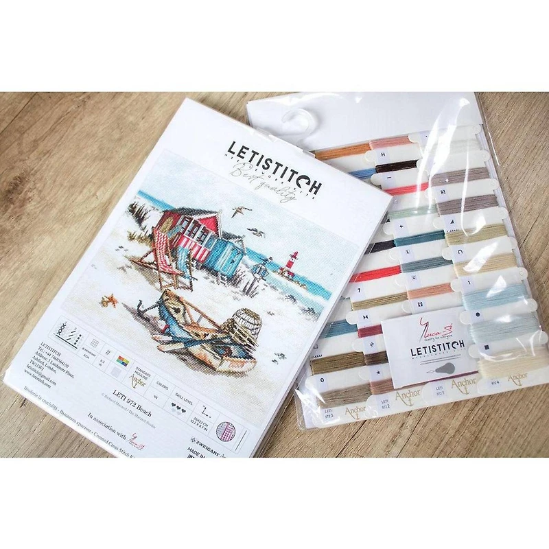 Letistitch Beach Counted Cross Stitch Kit