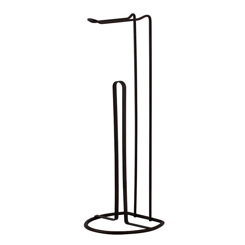 Bath Bliss 21" Bronze Toilet Paper Reserve & Dispenser