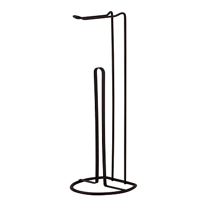 Bath Bliss 21" Bronze Toilet Paper Reserve & Dispenser