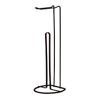 Bath Bliss 21" Bronze Toilet Paper Reserve & Dispenser