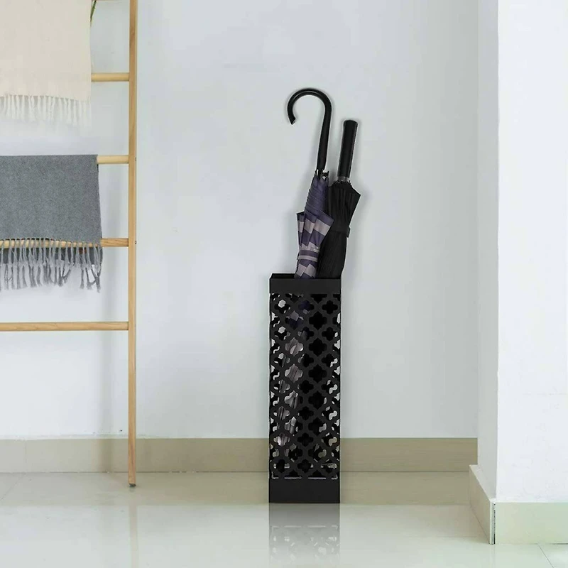 NEX™ Black Metal Umbrella Stand Rack