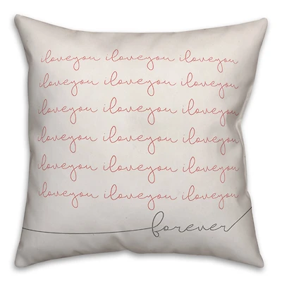 I Love You Forever Throw Pillow