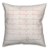 I Love You Forever Throw Pillow