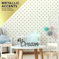 RoomMates Heart Spot Peel & Stick Wallpaper