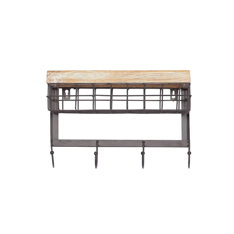 Brown Metal Farmhouse Wall Hook