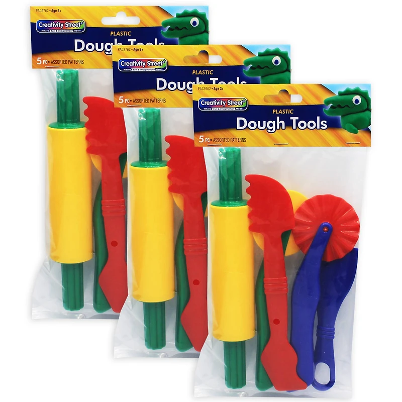 Creativity Street® Mixed Dough Tool Pack, 3ct.