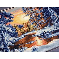 Luca-S Winter Landscape Counted Cross Stitch Kit
