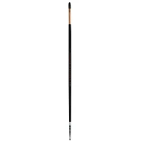 Connoisseur® Black & White Hog Bristle Long Handle Filbert Brush