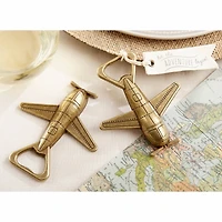 Kate Aspen® "Let the Adventure Begin" Airplane Bottle Opener, 4ct.