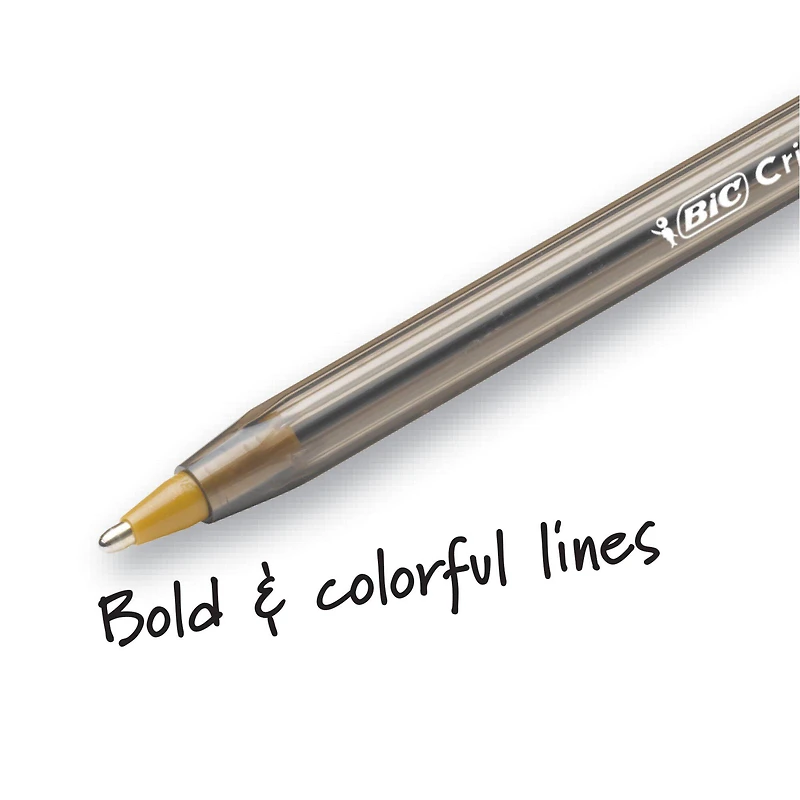 BIC® Cristal Xtra Bold Fashion Ballpoint Pen, 2 Packs of 24