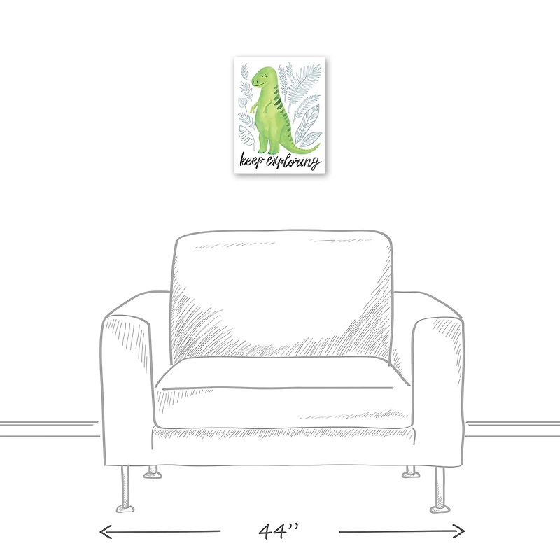 Keep Exploring 11" x 14" Canvas Wall Art