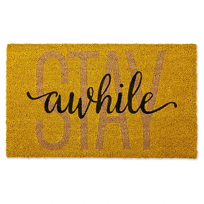 Stay Awhile Doormat 18" x 30"