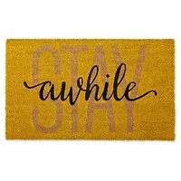 Stay Awhile Doormat 18" x 30"
