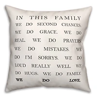 In This Family Indoor/Outdoor Throw Pillow