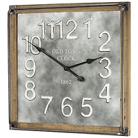 Old Town Clock 1862 Oversized Hanging Wall Clock 23"