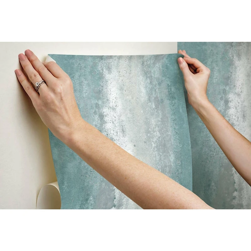 RoomMates Oxidized Metal Peel & Stick Wallpaper