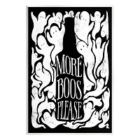Stupell Industries More Boos Please Funny Liquor Wall Plaque Art