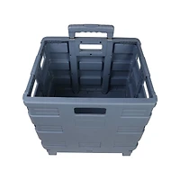 Everything Mary Blue Plastic Collapsible Cart Organizer