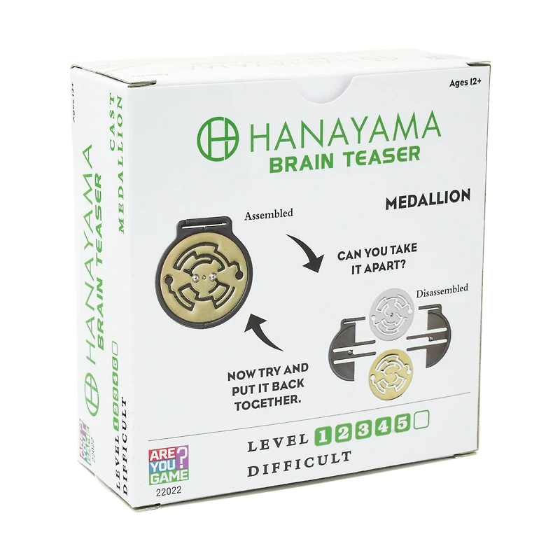 Hanayama Level 5 Cast Puzzle - Medallion