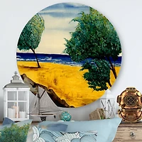 Designart - Orange Beach By The Coastline