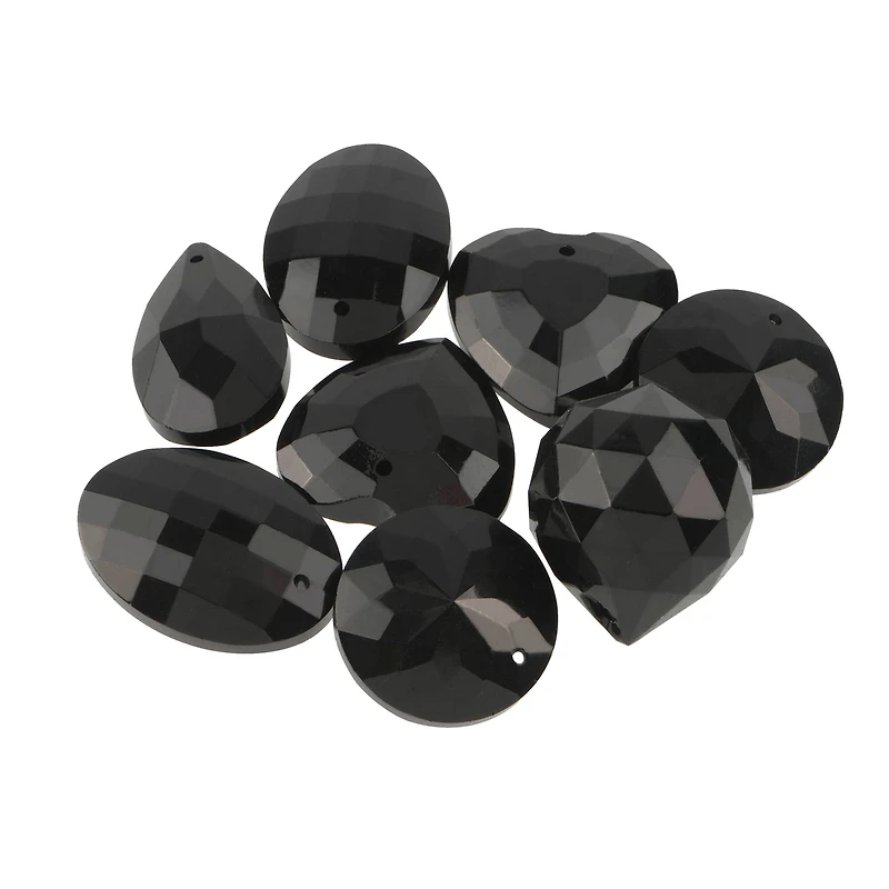 Faceted Glass Rhinestone Pendant Bead Mix by Bead Landing