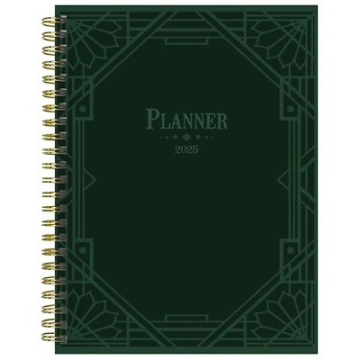 TF Publishing 2025 Medium Emerald Edition Weekly Monthly Spiral Planner