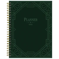 TF Publishing 2025 Medium Emerald Edition Weekly Monthly Spiral Planner