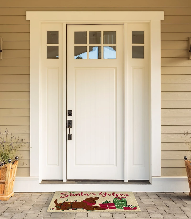 DII® Santa's Yelper Doormat