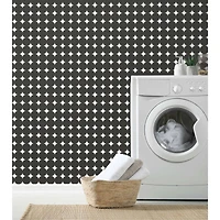 RoomMates Charcoal Modern Circles Acoustical Peel & Stick Tiles