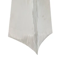 22" Silver Stainless Steel Industrial Vase