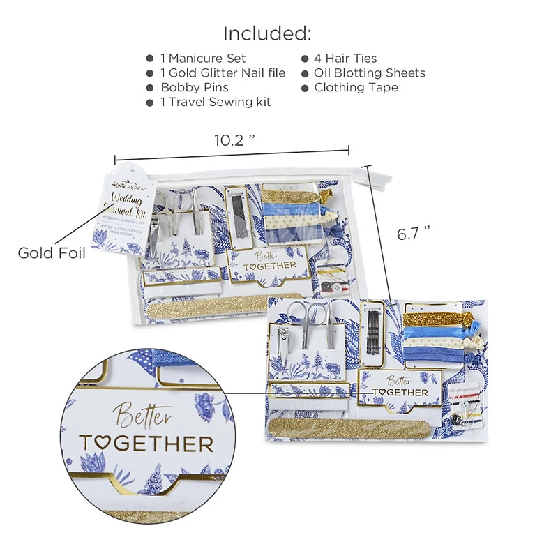 Kate Aspen® Blue Willow Wedding Survival Kit