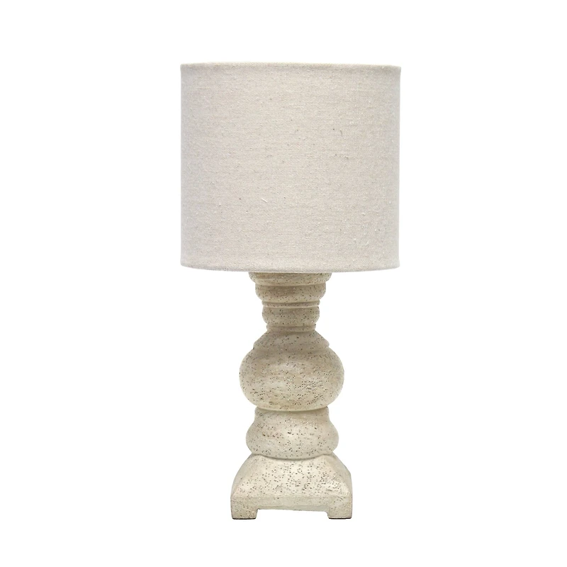 Lalia Home 12.5" Beige Mini Table Lamp