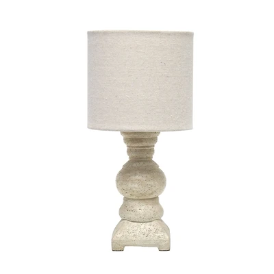 Lalia Home 12.5" Beige Mini Table Lamp
