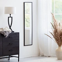 Habitat Trina 48" Black Rectangular Wall Mirror
