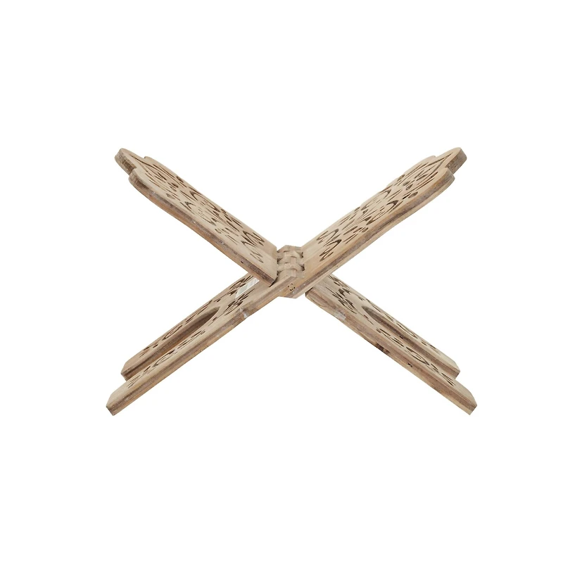 Hello Honey® 11.25" Natural Wood Laser-Cut Book Holder