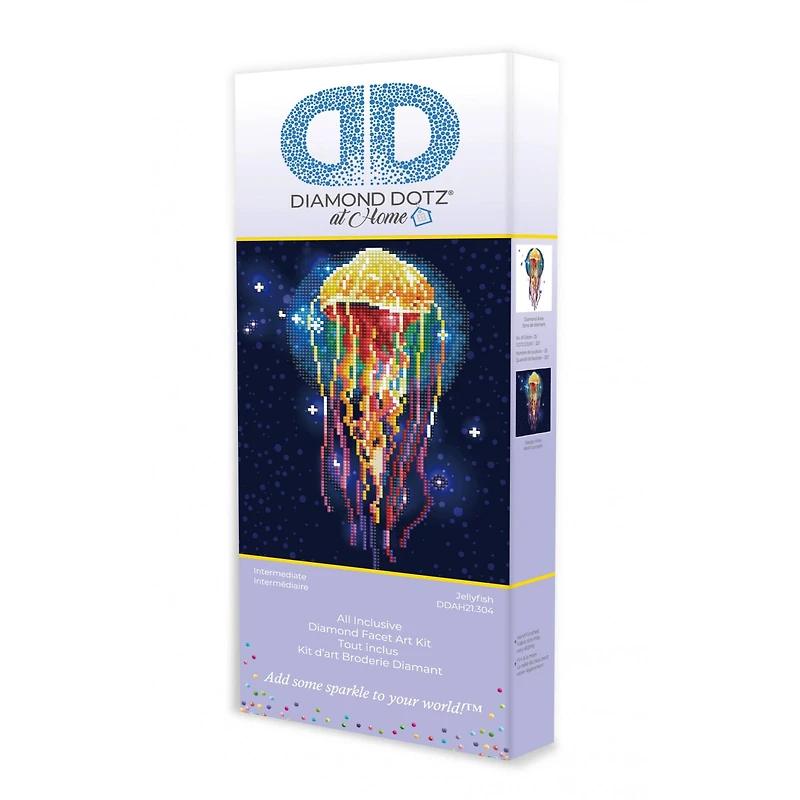 Diamond Dotz® at Home Intermediate Jellyfish Diamond Painting Kit