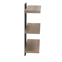 Household Essentials Jamestown 3-Tier Wall Shelf