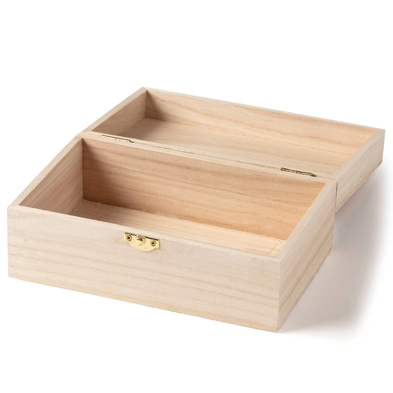 8.5" Wood Trinket Box by Make Market®