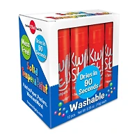 The Pencil Grip Red Kwik Stix, 12 Packs of 12