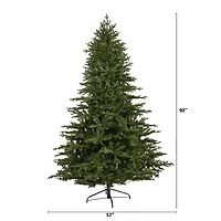 7.5ft. Pre-Lit Wyoming Spruce Artificial Christmas Tree with Clear LED Lights
