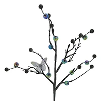 13.5" Iridescent Butterfly & Berry Pick by Ashland®