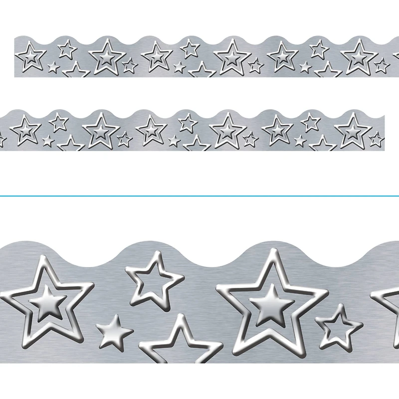 I Heart Metal Silver Stars Terrific Trimmers®