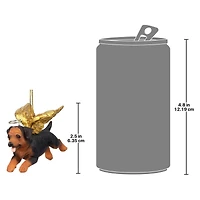 4" Honor the Pooch Rottweiler Holiday Dog Angel Ornament