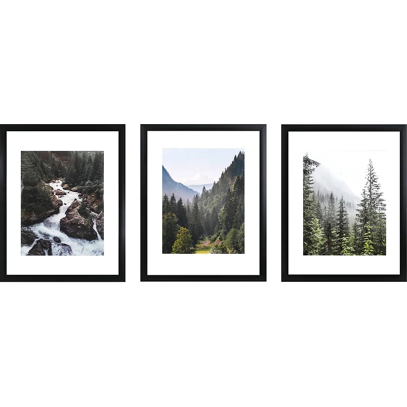 3 Pack Gallery™ 11" x 14" Black Float Frame by Studio Décor®