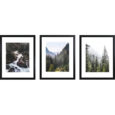 3 Pack Gallery™ 11" x 14" Black Float Frame by Studio Décor®