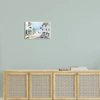 Stupell Industries Coastal Town Seaport Sailboats Wall Plaque Art