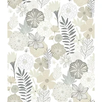 RoomMates Perennial Blooms Peel & Stick Wallpaper