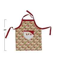 Hello Honey® 24" Santa Kids Apron with Chef's Hat & Oven Mitt