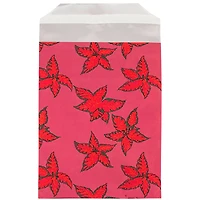 JAM Paper 9" x 12" Red Holly Foil Open End Envelopes with Self Adhesive Closure